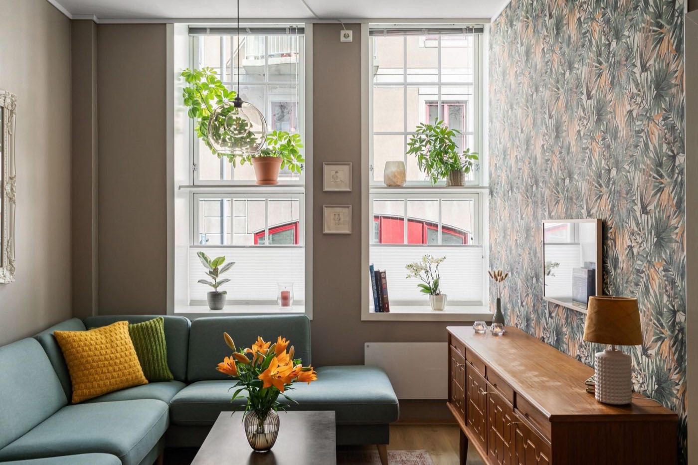 Bright, comfortable living room